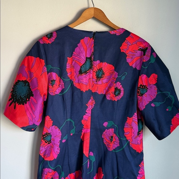 Trina Turk Blue Note Floral Mini Dress 12 - Picture 7 of 15